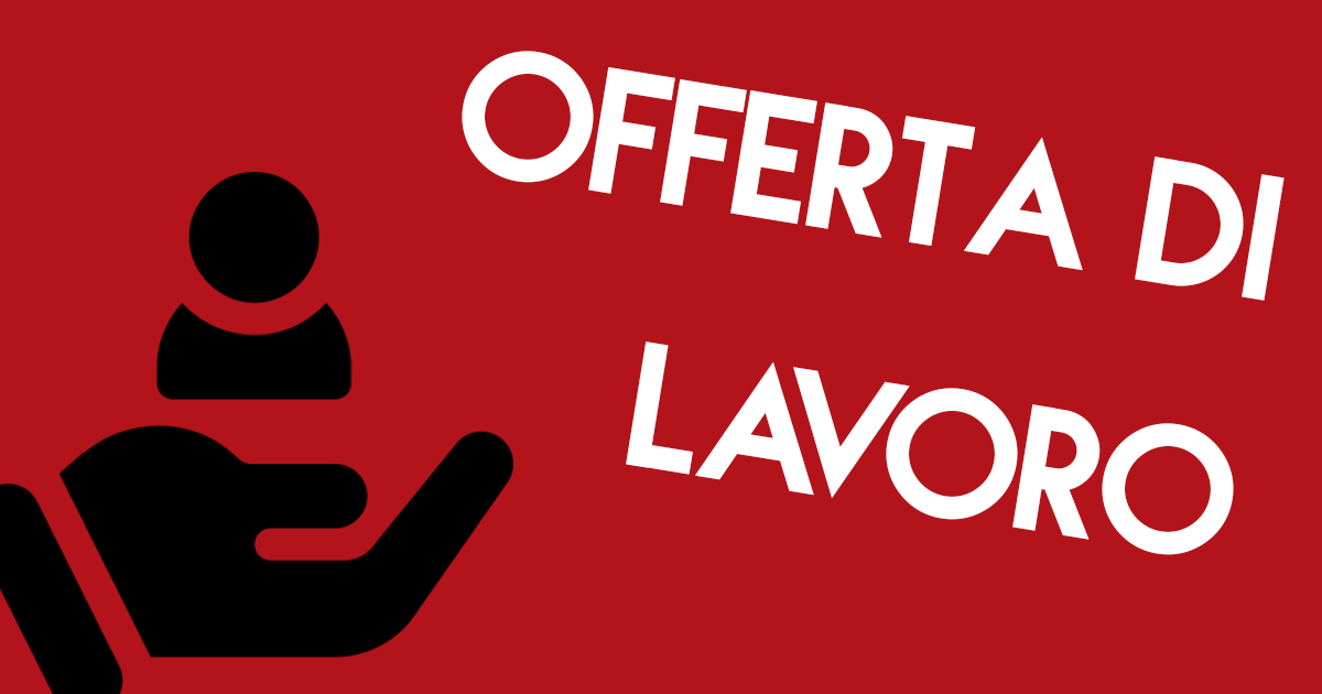 LAVORO: Operaio da Avviare al ruolo di Responsabile