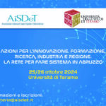 Convegno “Azioni per l’Innovazione, Formazione, Ricerca, Industria e Regione”