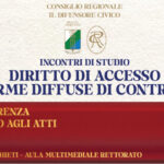 INCONTRI DI STUDIO “DIRITTO DI ACCESSO E FORME DIFFUSE DI CONTROLLO”