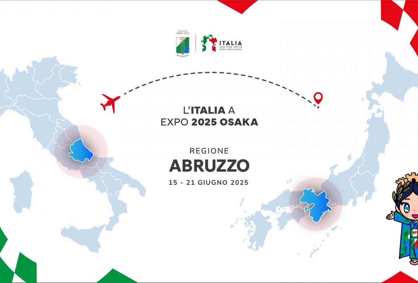 FONTI FIRA:Expo 2025 Osaka, Marsilio: l’Abruzzo protagonista al Padiglione Italia dal 15 al 21 giugno