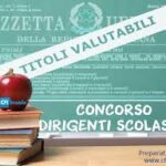 FONTI INPA: Concorso dirigenti scolastici. Presentazione titoli di preferenza e titoli non documentabili con dichiarazioni sostitutive di certificazioni