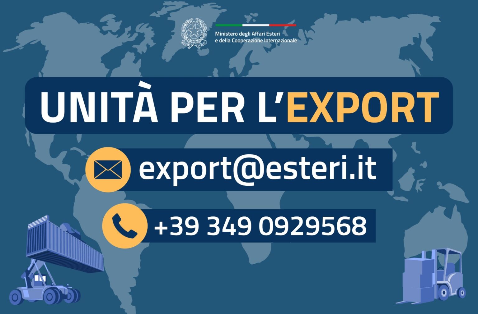 FONTI FIRA:Esteri, Piano d’azione per l’accelerazione dell’export sui mercati extra-UE ad alto potenziale