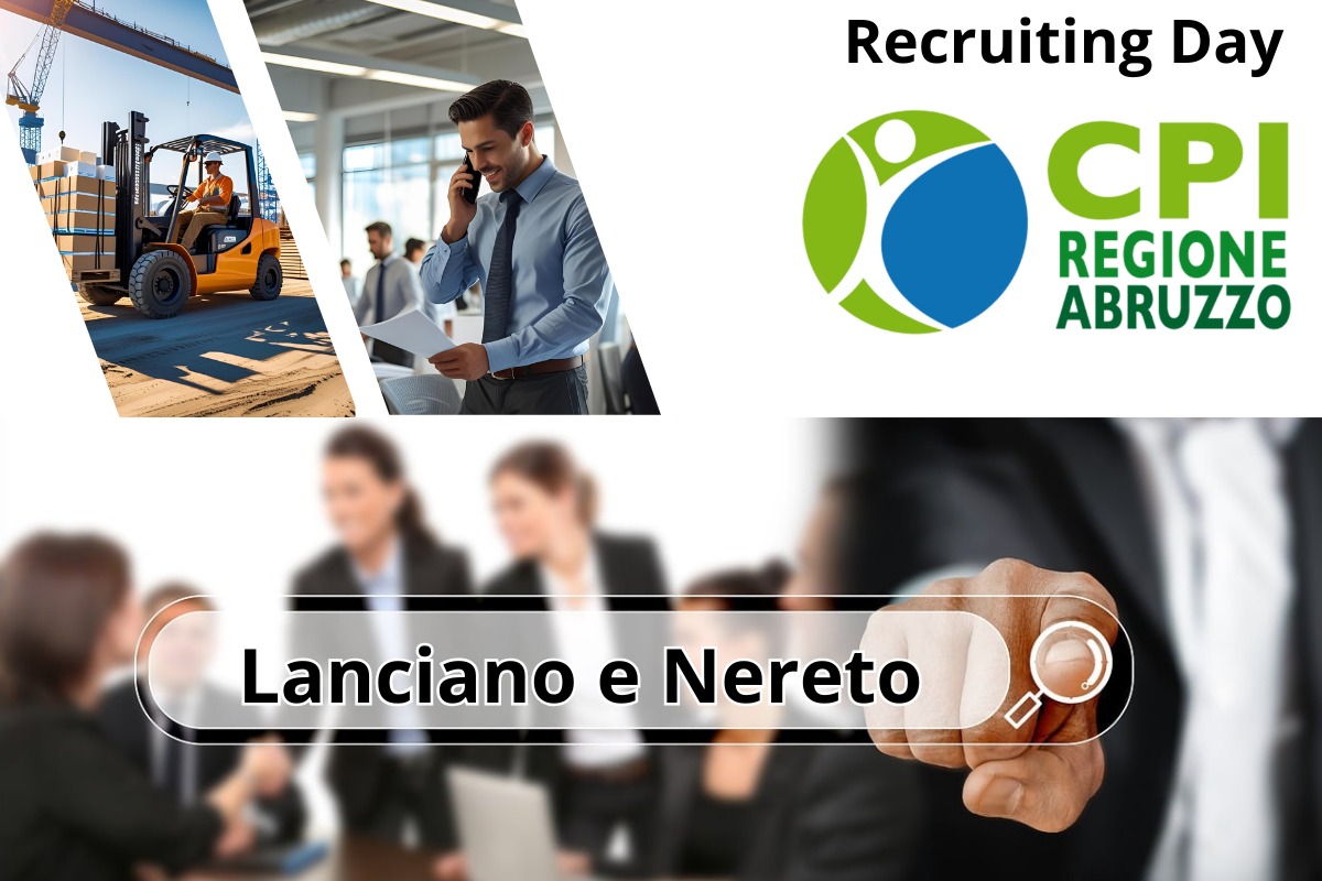 FONTI FIRA: Il 1/7 recruiting day ai CPI di Lanciano e Nereto
