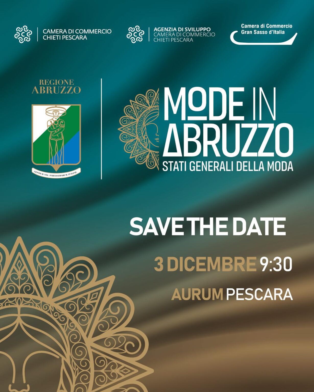 FONTE FIRA: Il 3 dicembre, a Pescara, gli Stati Generali della Moda abruzzese