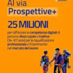 FONTI FIRA:Al via “Prospettive+”, il bando da 25mln dedicato ad accompagnare lo sviluppo delle competenze digitali di disoccupati e inattivi