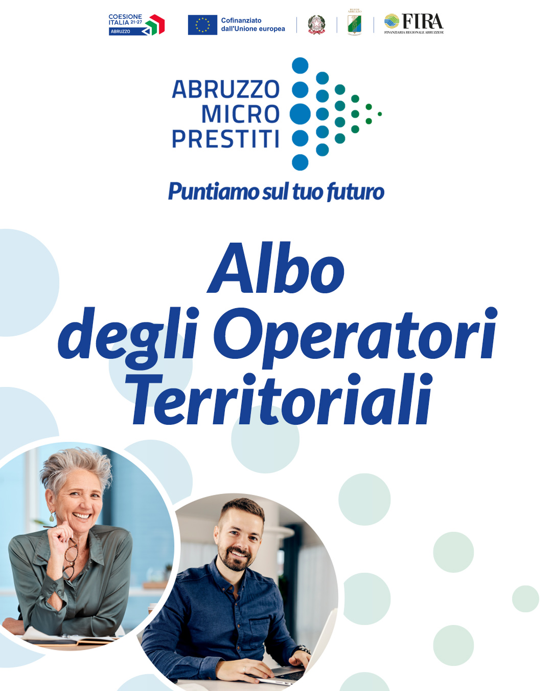 FONTI FIRA:AVVISO UNICO ‘ABRUZZO MICRO PRESTITI’, ECCO L’ALBO DEGLI OPERATORI TERRITORIALI