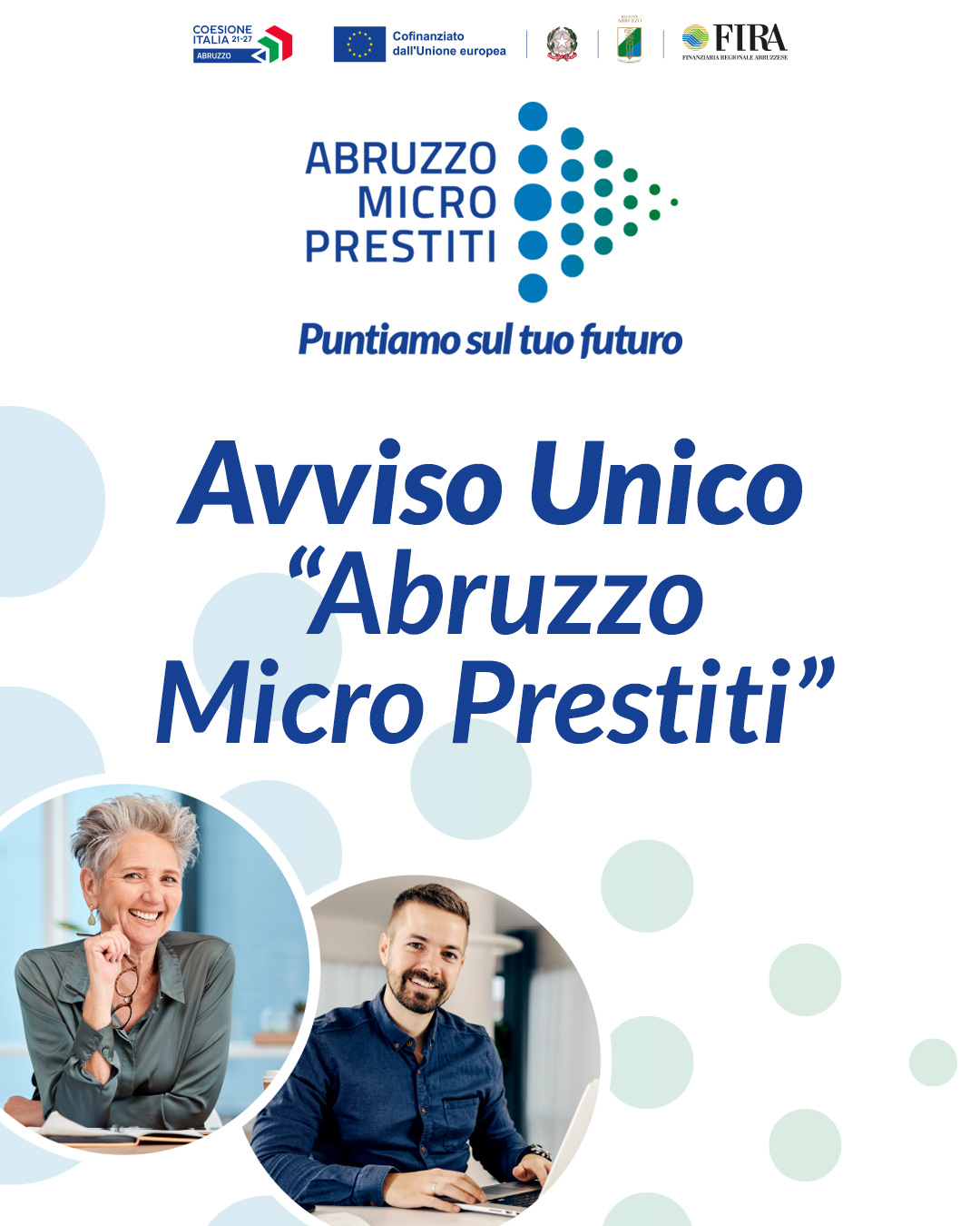 FONTI FIRA:PUBBLICATO L’AVVISO UNICO ‘ABRUZZO MICRO PRESTITI’. MAGNACCA: 19MLN DI EURO PER I PROGETTI D’IMPRESA DI UNDER 35 E DONNE