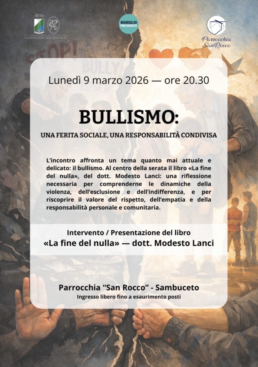 “Bullismo, una ferita sociale, una responsabilità condivisa”