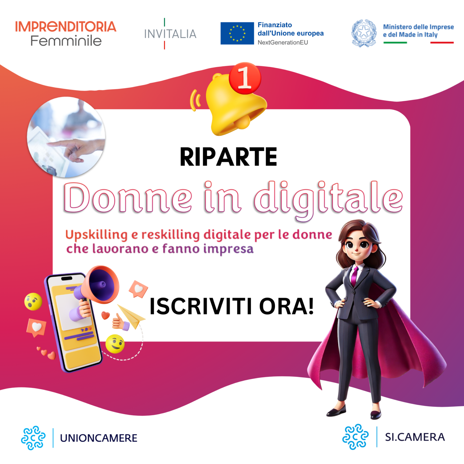 FONTI FIRA:&lsquo;Donne in digitale&rsquo;, riaprono le iscrizioni al percorso formativo gratuito per chi lavora e fa impresa
