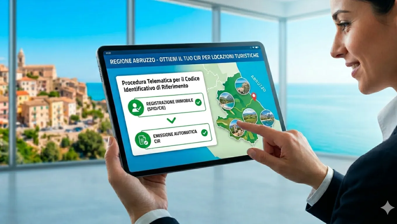 FONTI FIRA:Regione Abruzzo, turismo: al via da oggi la procedura telematica per codice CIR