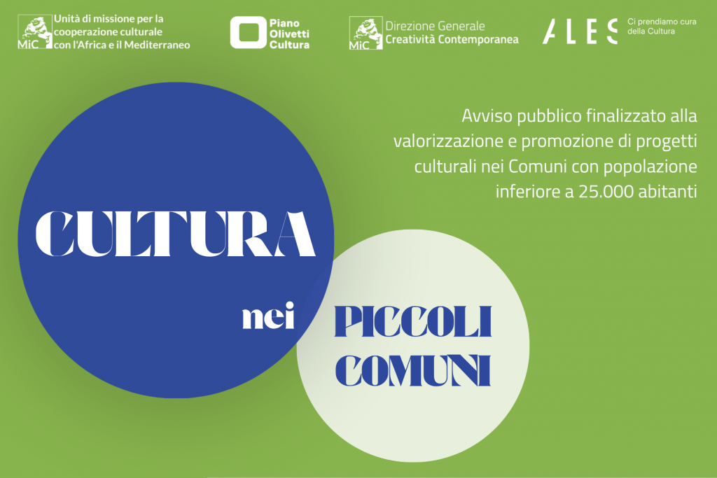 FONTI FIRA: Ministero della Cultura, bando per la promozione di progetti culturali nei comuni italiani