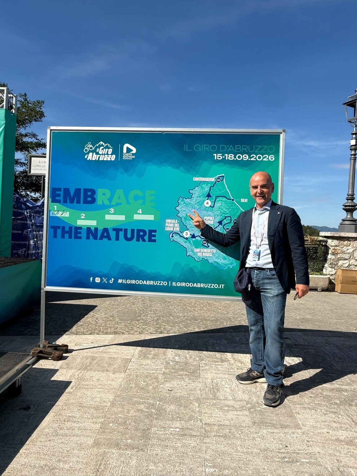 Il Giro d&rsquo;Abruzzo conquista la Marsica, Lugini: &laquo;Territorio grande protagonista oggi&raquo;