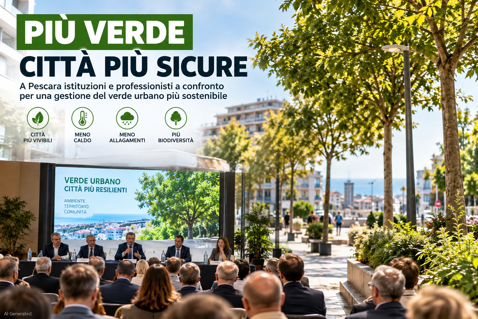 Verde urbano, la sfida decisiva che può cambiare davvero le città abruzzesi